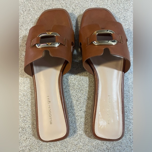 Madden girl Elliot sandal tan women’s size 10M NWOB - Picture 1 of 4
